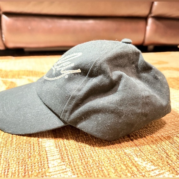 HARLEY Black signature rhinestone ball cap baseball hat.
New no tag. One size - Picture 4 of 6